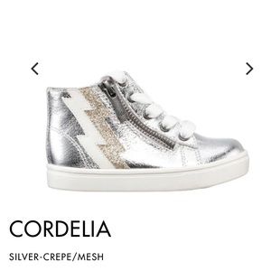 Kids Nina Cordelia Silver Sneakers